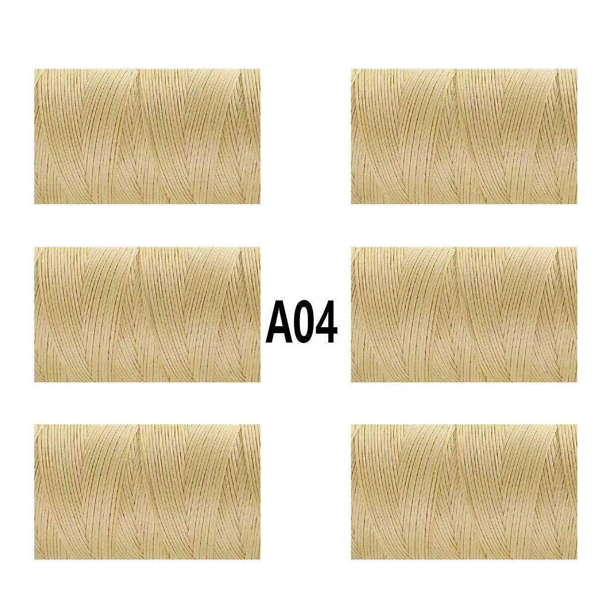 6 rotoli/1 rotolo 150D fatto a mano 0. Filo da cucito in pelle da 8 mm – 13 iarde, 6 colori di filo cerato piatto intrecciato, finitura uniforme – non si rompe – filo in pelle a 16 fili – adatto per cucire borse, arti