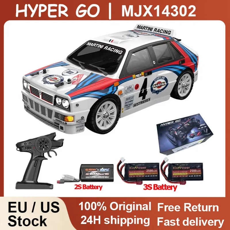 65 km/h HYPER GO MJX 14302 1/14 RC Auto Brushless 2.4G Telecomando 4WD Off-road Ad Alta Velocità RC Auto Camion Hobby RC Giocattoli Come Regalo