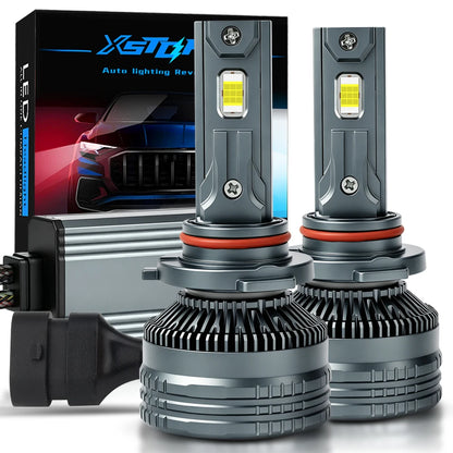 Faro LED XSTORM H7 Canbus 400W 80000LM H1 H4 9005 9006 Luci LED per Auto ad Alta Potenza con Ventola Turbo 12V 24V 6000k