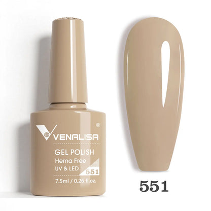VENALISA Smalto gel per unghie da 7,5 ml Sparkle Glitter Diamante Brillante Colori estivi Semi permanente Soak off Vernice gel per unghie UV LED