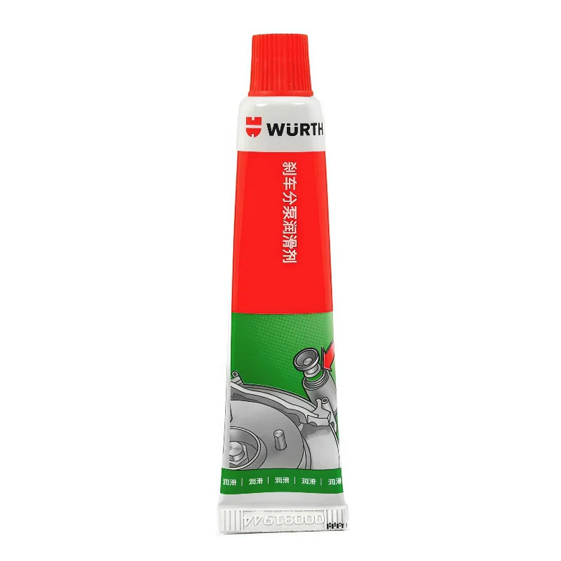 Pasta per Cilindri Freno Wurth, Grasso Idraulico per Riparazione Guarnizioni Pistoni e Cilindri Freno 10G/180G