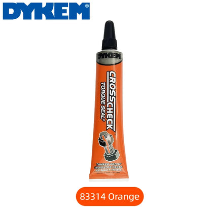 Sigillo di controllo a coppia DYKEM Cross Check 1oz, pasta indicatrice antimanomissione per bulloni e dadi, vernice di marcatura anti-allentamento per elementi di fissaggio