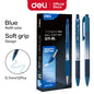 Penne a sfera DELI 0,7 mm Penna a sfera per firma per scrittura liscia Nero Blu Cancelleria per ufficio scuola