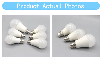 1-12 Pezzi Lampadine LED B22 Senza Sfarfallio AC220V 110V, Base B22, Illuminazione Calda per Arredamento Casa