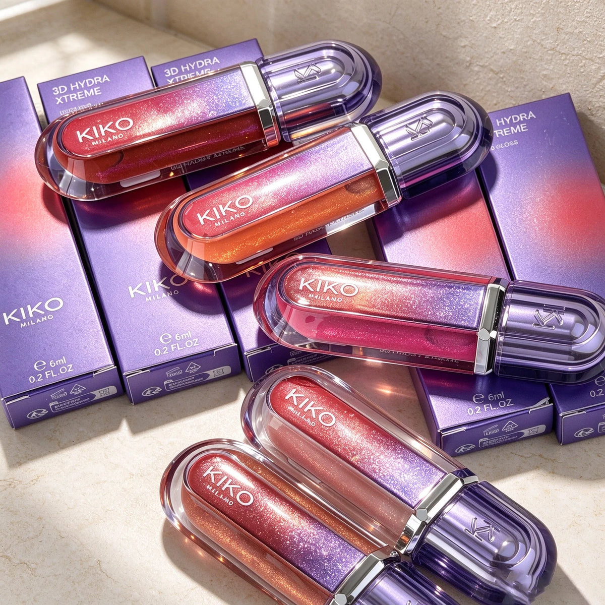 KIKO MILANO Lucidalabbra 3D Hydra Xtreme Edizione Limitata, Volumizzante, Brillantezza Effetto Specchio, Idratante e Nutriente, Non Appiccicoso
