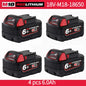 Nuova Batteria Milwaukee M18 8.0Ah ad Alta Potenza 18V Ricaricabile agli Ioni di Litio per Utensili Elettrici Cordless Milwaukee M18 Batteria 8Ah