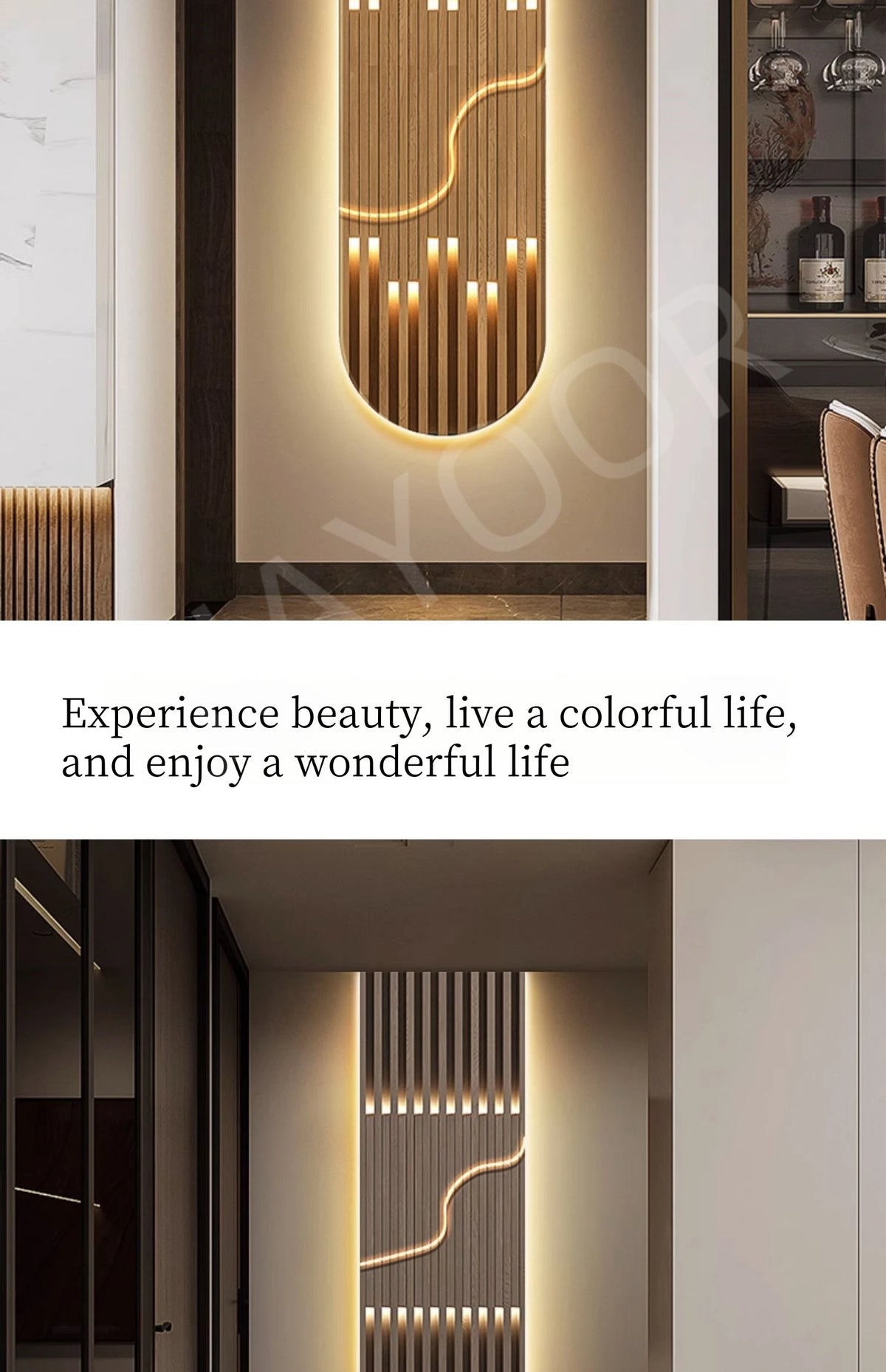 Lampada da parete moderna a LED di lusso Decorazione domestica Luce murale astratta Corridoio Soggiorno Lustro Pittura sospesa di fascia alta