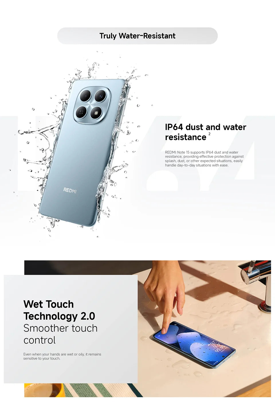 Xiaomi Redmi Note 15 Versione Globale Smartphone 4G 6.77'' AMOLED 120Hz Fotocamera 108MP Batteria 6000mAh NFC MTK Helio G100-Ultra Telefono Cellulare