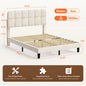 Struttura letto imbottita 140×200 cm, 160×200 cm, letto matrimoniale, stile moderno in velluto, ideale per la camera da letto.