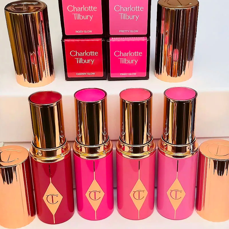 Nuovo set di rossetto e eyeliner Hot Charlotte 4 colori 5,5ml + blush in stick colorato in polvere acquosa Tilbury Cosmetics