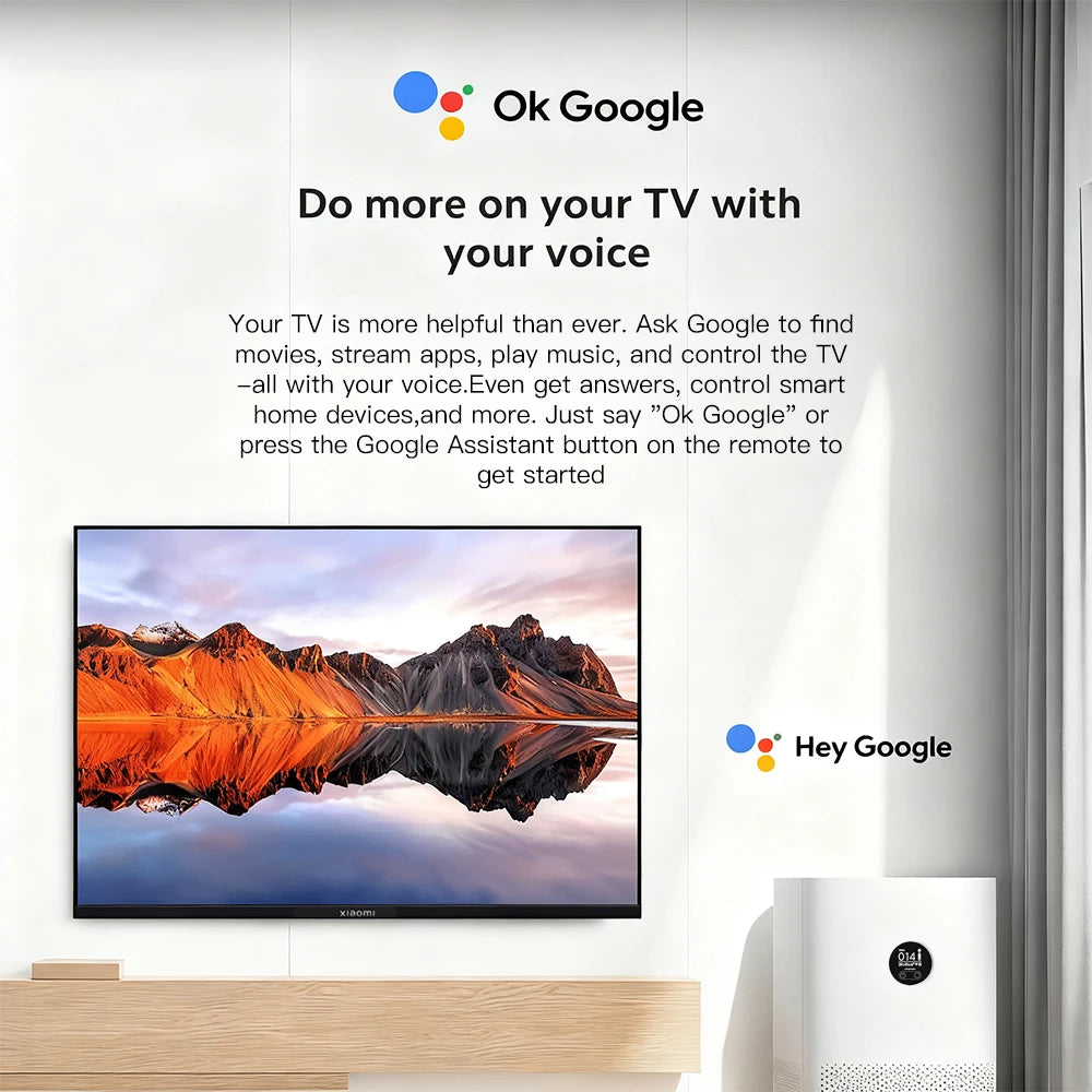 Xiaomi TV A 32, dimensioni compatte con schermo colorato, suono dinamico con audio Dolby ™ , DTS-X e DTS Virtuale:X, Fini metallici di fascia alta