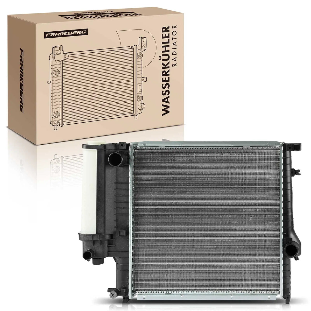 Radiatore acqua motore Frankberg 1X per BMW Serie 3 E36 E30 Z3 E36 316I-328I 17111712997 17111723536 17111723990