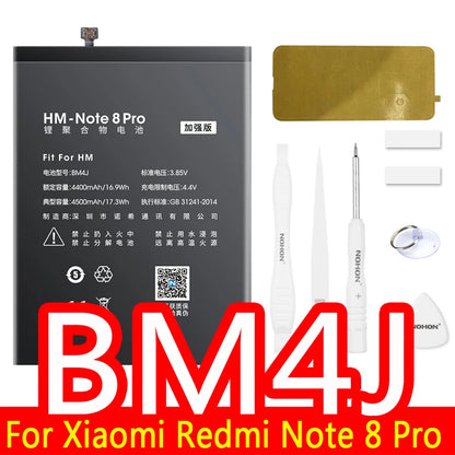 NOHON Batteria Per Xiaomi Mi 10 9 8 11T Pro 10T 11 Lite 12 12S 12X 13 6 5 MAX MIX 4 3 2 2S BM4R BM53 BM55 BM58 BM59 BP42 Batteria