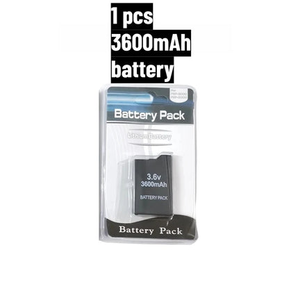 Batteria di Ricambio al Litio 3600/2400mAh per Console di Gioco Portatile PSP2000, Compatibile con PS Lite PSP-2PSP-3004