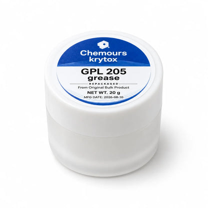 Olio Krytox GPL105 e Grasso GPL205, Lubrificante PFPE per Switch di Tastiere Meccaniche e Stabilizzatori, 10g 20g