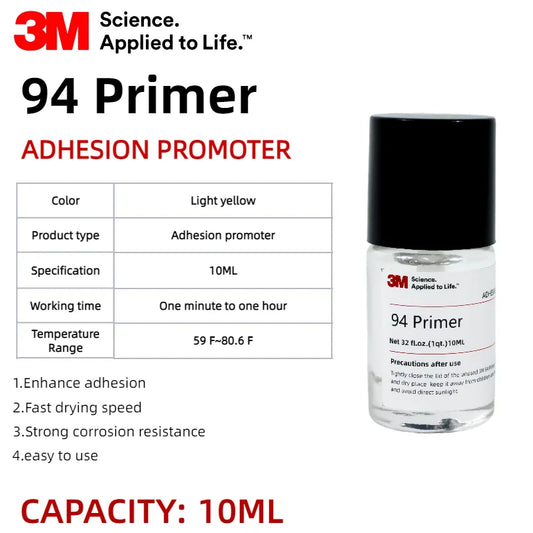 10ML 3M 94 Primer Promotore di adesione Primer Agente per il trattamento della superficie metallica Promotore di adesione del nastro senza alogeni Alta adesione