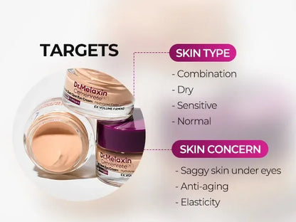 Dr. Melaxin Cemenrete Calcium Dark Spot Eye Cream | Contorno Occhi 2in1 Correttore + Trattamento | REBORNIC 10.000 ppm | Diossido di Titanio | Niacinamide + Adenosina + Collagene | Occhiaie e Tonicità | K-Beauty | 15g
