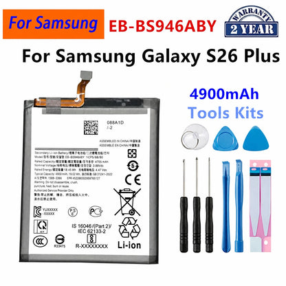Batteria EB-BS901ABY EB-BS937ABY EB-BS721ABY EB-BS948ABY per Samsung Galaxy S22 S23 S24 S25 S26 Plus Ultra S24 FE S25 Edge