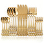 Set di posate da 20 pezzi in acciaio inossidabile color oro rosa, coltello, forchetta, cucchiaio, posate da tavola, stoviglie da cucina