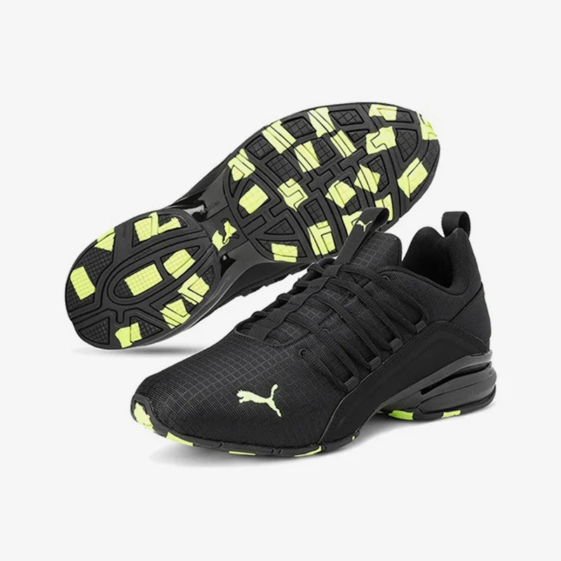 Scarpe casual da uomo Puma Axelion autentiche in mesh traspirante e ammortizzante 192581-01