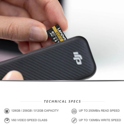 Scheda Micro SD Lenovo da 1024 GB, scheda di memoria TF per video Full HD da 512 GB, scheda di memoria Flash da 256 GB e 128 GB, classe 10, per GPS, MP4 e telecamere di sicurezza domestica.