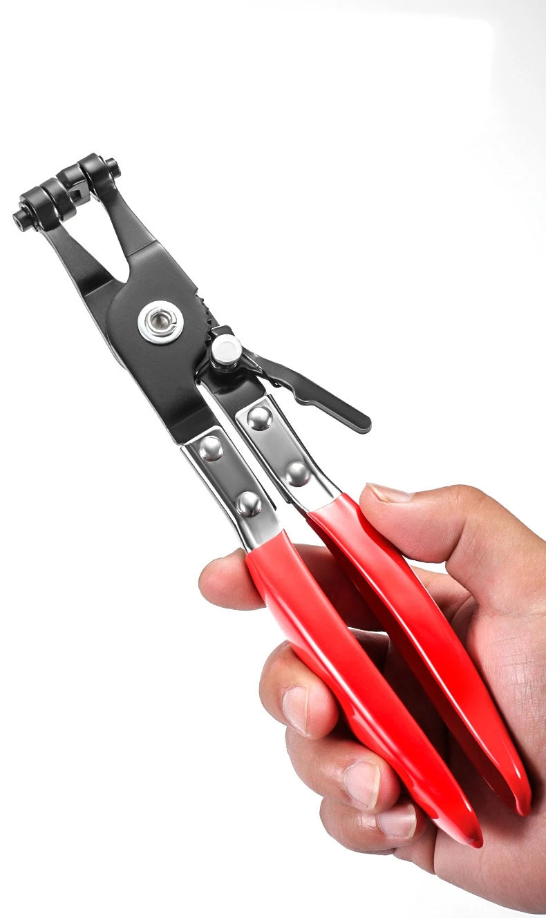 Pinze per fascette stringitubo, set di pinze per fascette stringitubo a lungo portata per filo, set di tubi flessibili per olio combustibile, acqua, strumenti automatici, riscaldatore per radiatore refrigerante e tubo dell'ac
