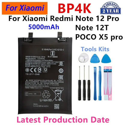 Batteria BP48 BP41 BP53 BP4K BP47 BP5E BP44 BP4C BP4H per Xiaomi Redmi Note 11T 12 Pro /K50 /K20 Pro/A5 /K70 Ultra