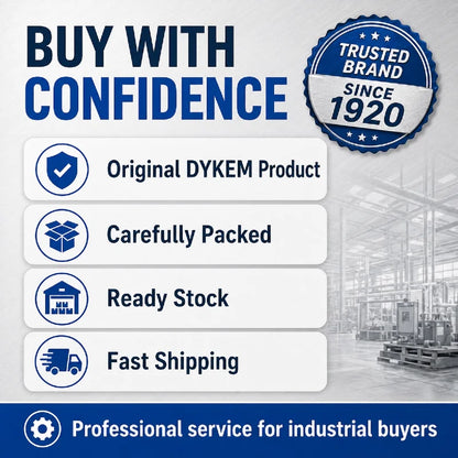 DYKEM 80400 Inchiostro Blu Acciaio per Marcatura Metalli 8oz 236ml, a Rapida Asciugatura, per Macchinisti e Lavorazioni CNC
