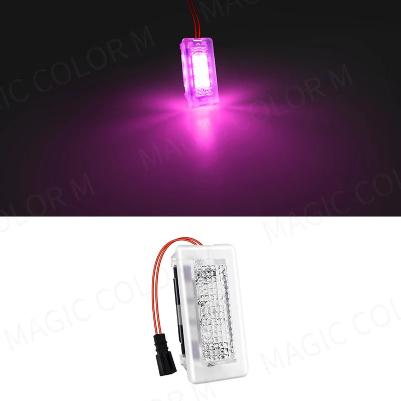 Luci per pozzetti a LED per auto per Tesla Model 3 YSX Illuminazione a LED per interni ultraluminosi Lampada decorativa per pozzanghera per porta da pavimento