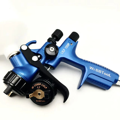 Alta qualità LVLP 1500P Pro Pistola a spruzzo per vernice Strumento di spruzzo per auto Pistola a spruzzo ad aria 1.3Gun 1.7 Kit ugelli Pistola a spruzzo professionale