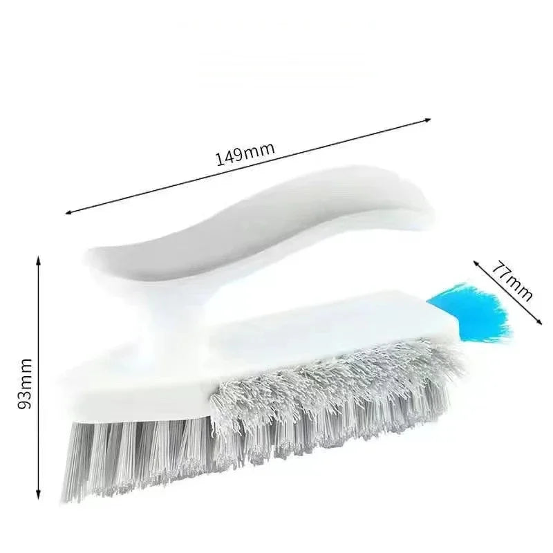 Spazzola per fessure, raschietto per pulizia profonda, strumento per la pulizia di fughe, pavimenti, angoli del bagno, WC, piastrelle, utensile per la casa