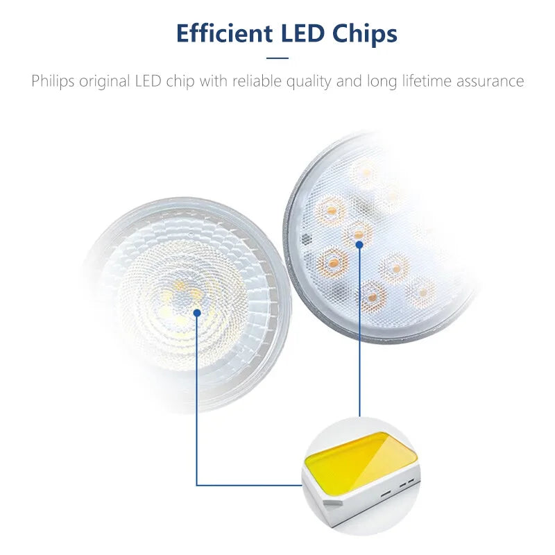 Philips LED GU10 PAR16 MASTER Value 5.5W (=80W Alogeno) 220-240V 36 °   Faretto Orientabile Dimmerabile LED Bianco 2700K 3000K 6500K