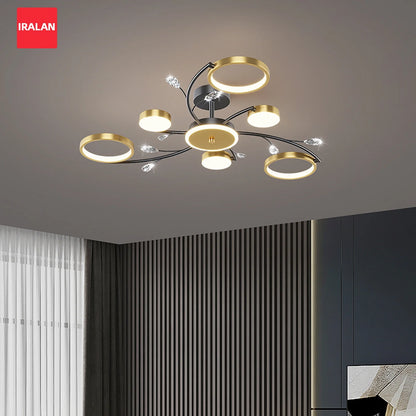 Plafoniera moderna e lussuosa per interni, lampadario a sospensione a LED, lampade da soffitto per soggiorno, camera da letto, cucina, apparecchi di illuminazione