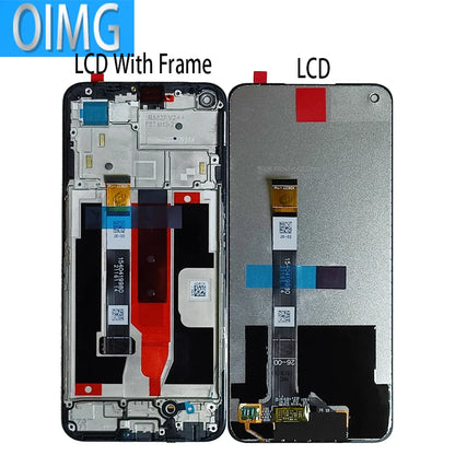 Per Realme Narzo 30 5G RMX3242 Display LCD originale Touch Screen con telaio Digitizer Assembly Parti di ricambio