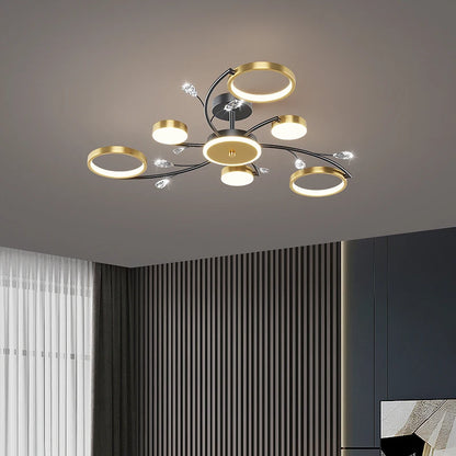 Plafoniera moderna e lussuosa per interni, lampadario a sospensione a LED, lampade da soffitto per soggiorno, camera da letto, cucina, apparecchi di illuminazione