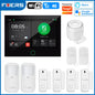 FUERS Sistema di Allarme Domestico 4G con Schermo TFT da 7 Pollici G70 Sistema di Allarme Antifurto Wireless GSM WiFi Compatibile con Tuya Smart