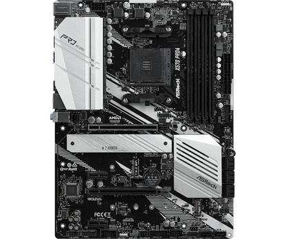 Scheda Madre Gaming ASRock X570 PRO4 Socket AM4 PCIe 4.0 M.2 USB3.2 Supporto Ryzen 7 5800X 5600X 3700X DDR4 ATX