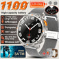 Nuovo Smartwatch T-REX3 Ultra con Batteria da 1100mAh, Impermeabile 10ATM, GPS, Bussola, Torcia, Display AMOLED HD da 1.7'', Chiamate, Orologio Sportivo Intelligente per Uomo