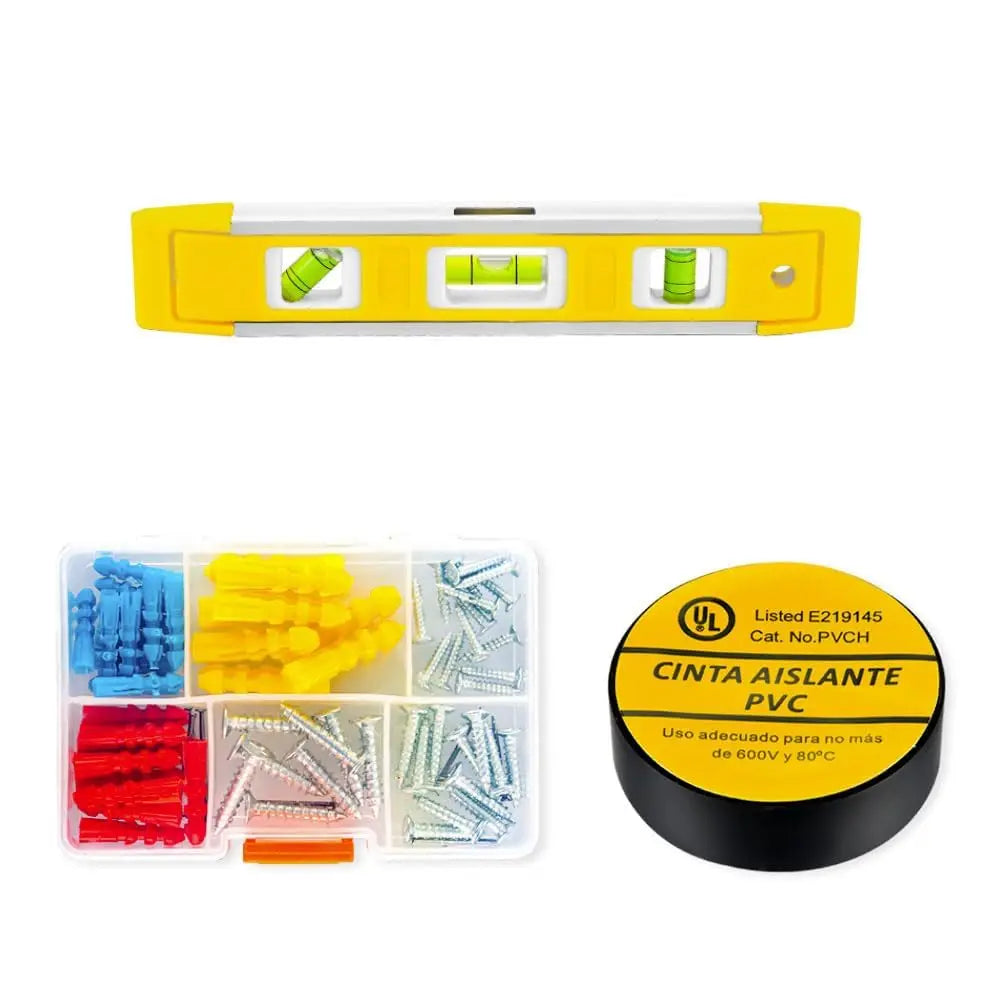 Set di 108 Utensili Manuali per Riparazioni Auto e Casa, Kit con Chiavi a Bussola, Chiavi a Cricchetto, Cacciaviti, Strumenti Portatili per Fai-da-Te con Valigetta