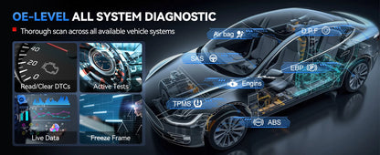 XTOOL A30M OBD2 Scanner Strumenti diagnostici Bluetooth Scanner automobilistico Aggiornamento gratuito a vita Bidirezionale CAN FD FCA 26+ Reset