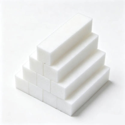 Set professionale di lime e blocchi per la levigatura e la lucidatura delle unghie, disponibile in confezioni da 1, 10 o 50 pezzi – strumenti per manicure, pedicure, levigatura, lucidatura e decorazione delle unghie.