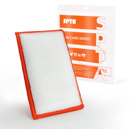 SPTA 1PC Tampone applicatore di cera per dettagli in spugna in microfibra per la ceretta in schiuma per la pulizia degli interni auto