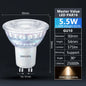 Philips LED GU10 PAR16 MASTER Value 5.5W (=80W Alogeno) 220-240V 36 °   Faretto Orientabile Dimmerabile LED Bianco 2700K 3000K 6500K