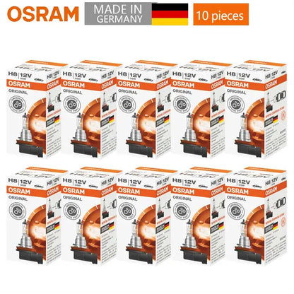 OSRAM 10 pz H4 H7 H11 HB3 HB4 Lampada Originale 3200 K Luce Frontale H8 H9 H16 9005 9006 Lampade Auto Lampadine Alogene Made in Germany USA