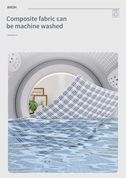 Tappetino per Cambio Pannolini 80x120cm a 4 Strati con Motivo Dinosauro e Cuore, Impermeabile e Lavabile, per Protezione Notturna e Mestruale, Cura del Bambino