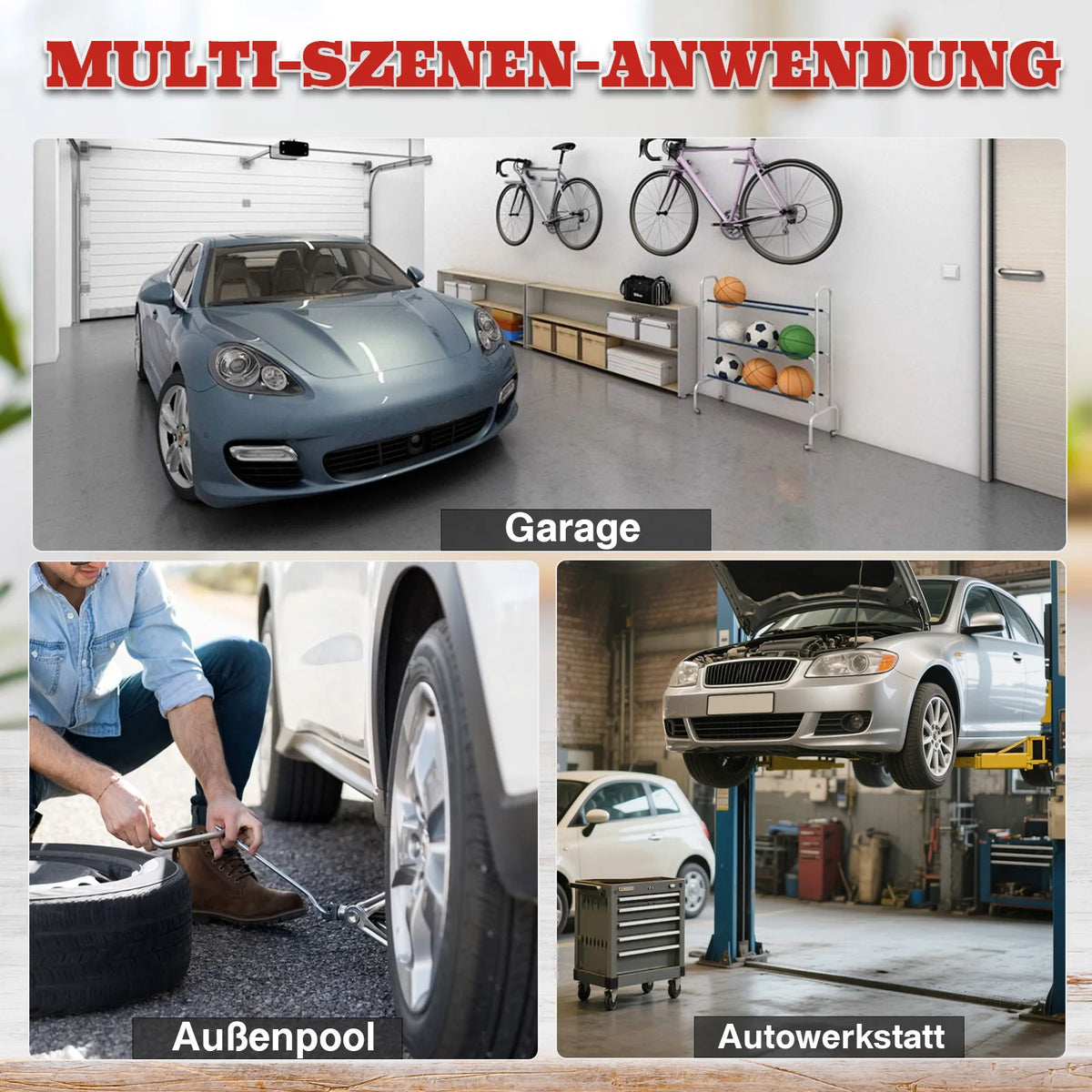 4 supporti per sollevamento ruote auto, 3 tonnellate, cavalletti di sicurezza per riparazioni auto, staffa di supporto per pneumatici, telaio di supporto