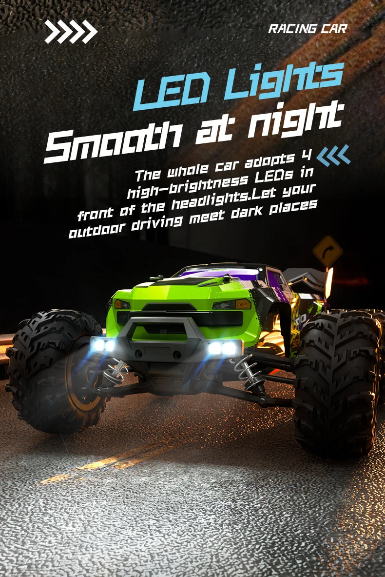 SG116 PRO, auto radiocomandata in scala 1/16, velocità massima 40 km/h, trazione integrale, fuoristrada, monster truck radiocomandato, veicolo da corsa 2.4G, giocattolo, regalo di compleanno per bambini, ragazzi e adulti.