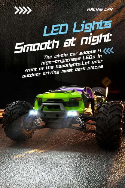 SG116 PRO, auto radiocomandata in scala 1/16, velocità massima 40 km/h, trazione integrale, fuoristrada, monster truck radiocomandato, veicolo da corsa 2.4G, giocattolo, regalo di compleanno per bambini, ragazzi e adulti.