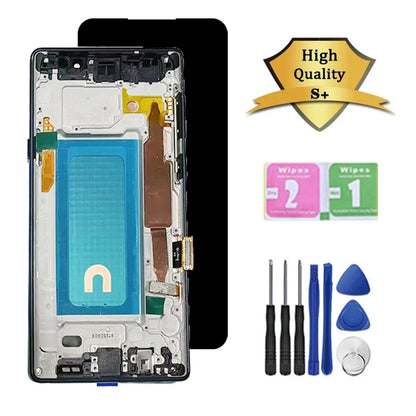 Nuovo LCD per Samsung Note9, Display Touch Screen Digitizer Assembly per Samsung Note 9 N960F N960U N9600 con Cornice LCD