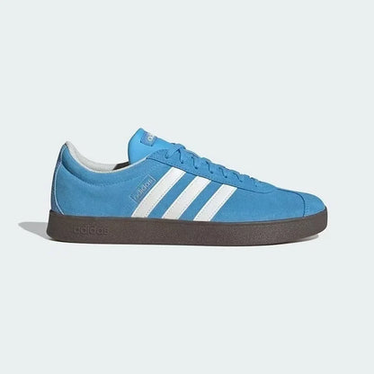 Sneakers Adidas Fresh Blue Tone - Scarpe sportive casual retrò con tre strisce classiche e striscia bianca JS4594